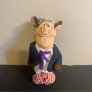 VTG 1990’s Plush Toy Stuffed Animal Bull Clinton Politician INFAMOUS MEANIES 8"T